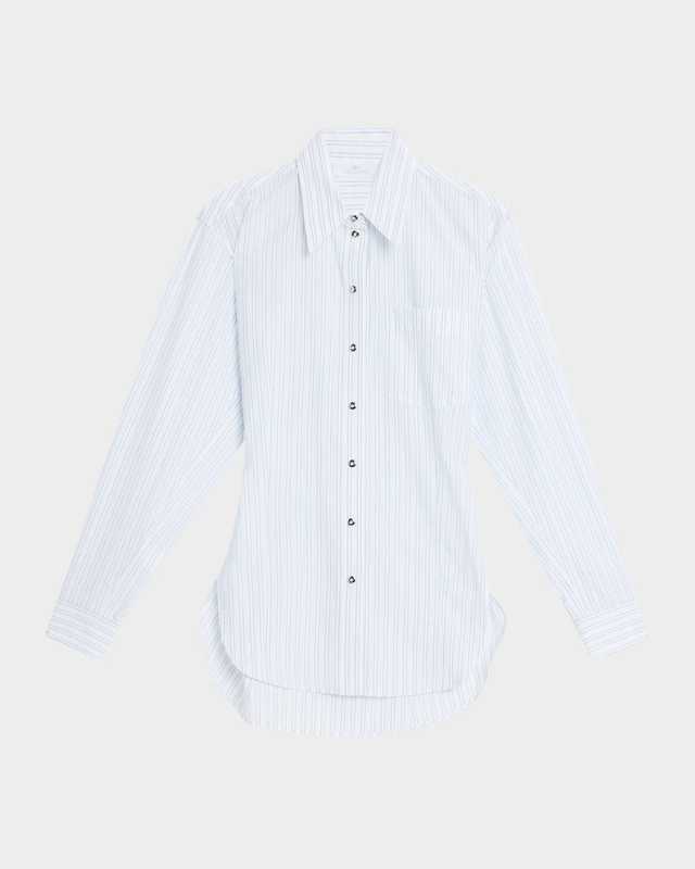 Striped Button-Down Shirt